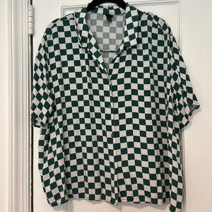 Wild Fable XXL green checkered shirt 🏁